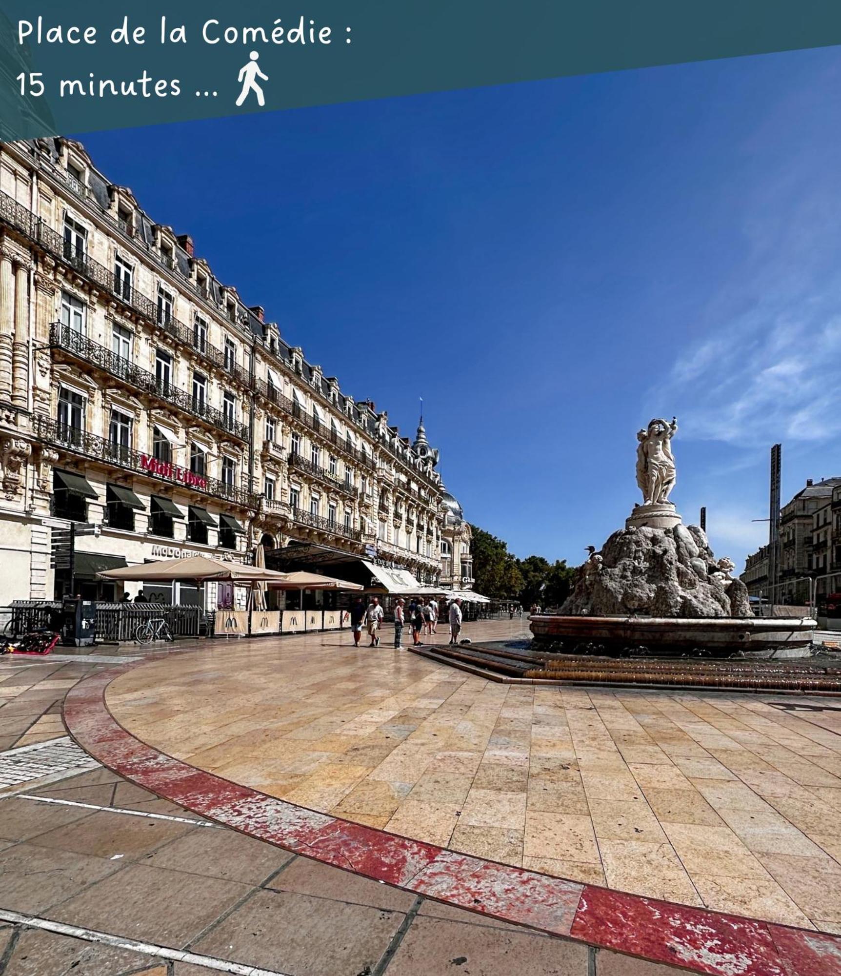 Appartement Entier Cosy Avec Balcon - Centre مونبيلييه المظهر الخارجي الصورة